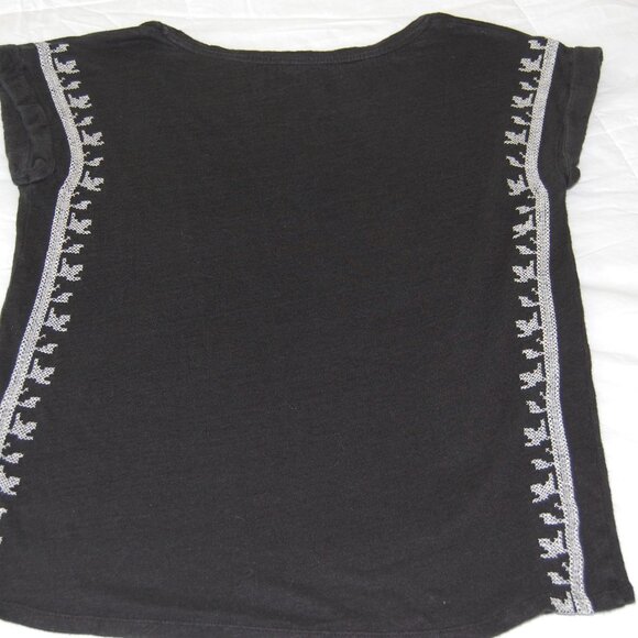 Garnet Hill linen embroidered tee - Picture 6 of 6